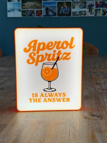 Lightbox Aperol Spritz beschikbaar voor biedingen