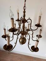 Kroonluchter 9 armig, Huis en Inrichting, Lampen | Kroonluchters, Ophalen, Gebruikt, Metaal, Vintage