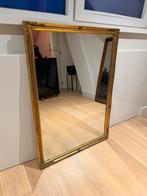 Gouden barok spiegel (76 x 107), Ophalen, Zo goed als nieuw, Rechthoekig, Minder dan 100 cm