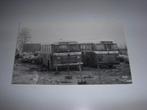 Originele foto oude bussen bij de sloop 1969, Ophalen of Verzenden, Gebruikt, Bus of Metro, Overige typen