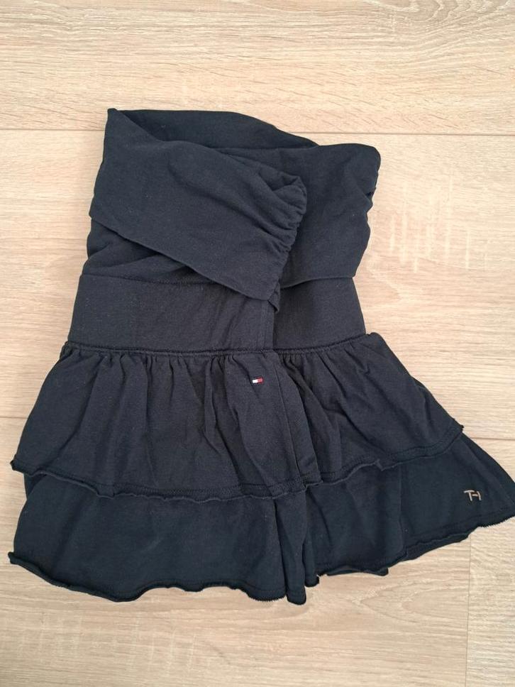 Tommy Hilfiger | L/40 | donkerblauw rokje| broekje&omslag, Kleding | Dames, Rokken, Zo goed als nieuw, Maat 38/40 (M), Blauw, Boven de knie