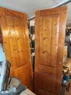 Grenen houten deuren. 2 stuks., Doe-het-zelf en Verbouw, Gebruikt, Minder dan 80 cm, Binnendeur, Ophalen of Verzenden
