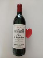 Côtes du Roussillon 1989 - Zeldzame Rode Wijn, Ophalen of Verzenden, Gebruikt, Frankrijk, Rode wijn