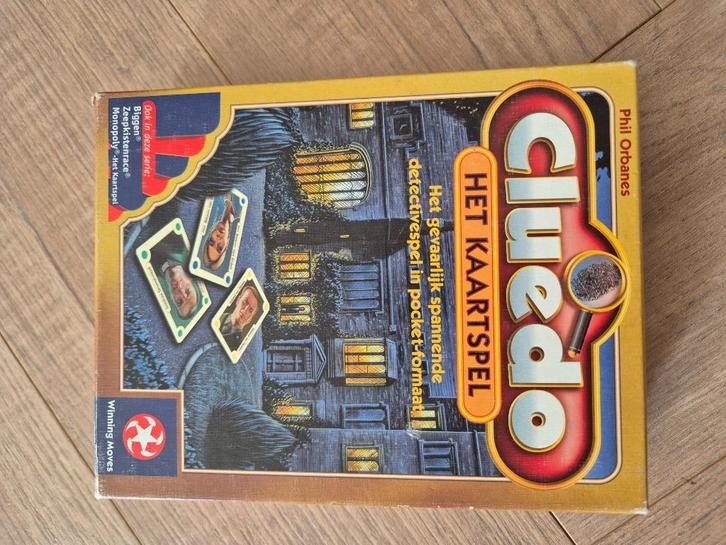 Cluedo Kaartspel, Hobby en Vrije tijd, Gezelschapsspellen | Kaartspellen, Gebruikt, Ophalen of Verzenden