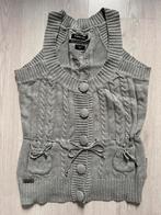 Forecast dames gilet vestje gebreid grijs XS, Kleding | Dames, Verzenden, Forecast, Maat 34 (XS) of kleiner, Grijs