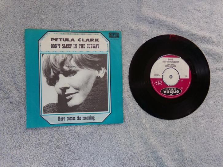 Petula Clark - don't sleep in the subway ( sixties ), Cd's en Dvd's, Vinyl Singles, Gebruikt, Single, Pop, 7 inch, Verzenden