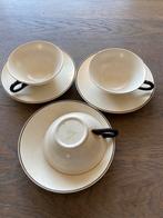 Vintage artdeco theekopjes, Ophalen of Verzenden