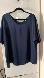 Xandres donkerblauwe top maat 52, Kleding | Dames, Tops, Verzenden, Zo goed als nieuw, Zonder mouw