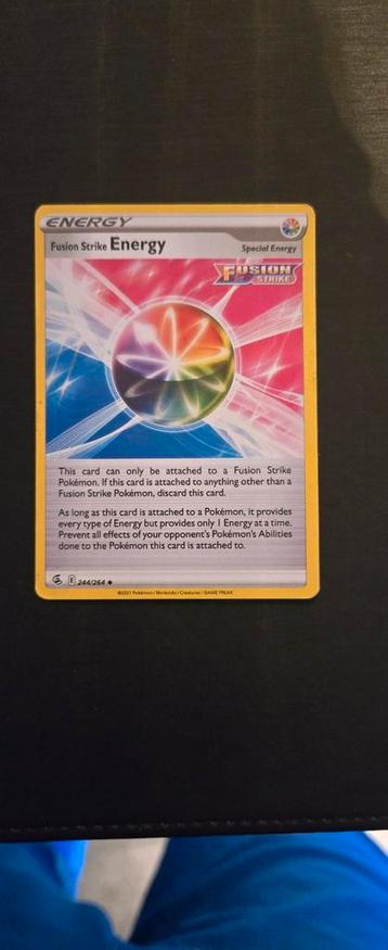 Pokemon Fusion Strike Energy Foil Kaart beschikbaar voor biedingen