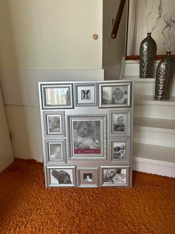 Fotolijst zilver hout 65 br x 80 h nieuw voor 30,00 beschikbaar voor biedingen