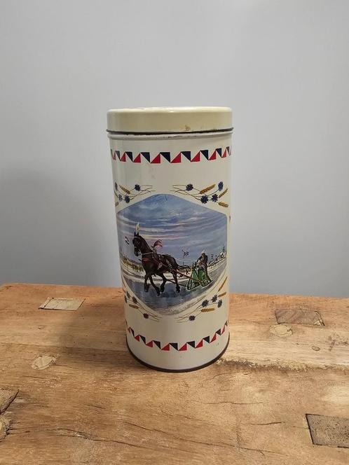 LEUKE OUDE BROCANTE "VAN DER MEULEN" BESCHUITBUS, Huis en Inrichting, Keuken | Keukenbenodigdheden, Gebruikt, Ophalen of Verzenden