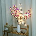 Orchidee Met Led Lamp Op Batterijen / Kunstplant Kunstbloem, Verzenden, Nieuw