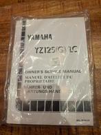 Yamaha YZ125 Werkplaatshandboek 1995 - Nieuw!, Ophalen of Verzenden, Yamaha