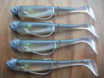 DAM Effzett Kick-S Minnow Weedless Paddle Tail /roofvis shad beschikbaar voor biedingen