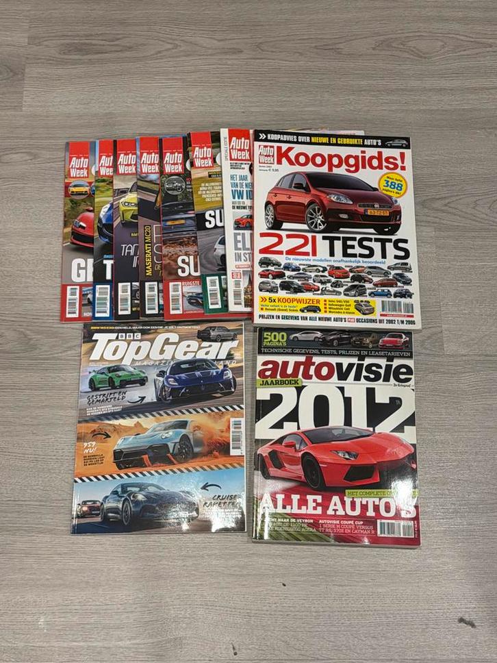 Autotijdschriften - AutoWeek, TopGear, Autovisie, Boeken, Tijdschriften en Kranten, Zo goed als nieuw, Overige typen, Ophalen of Verzenden