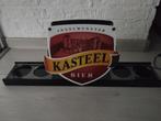 Lichtreclame Kasteel bier tevens houder voor 4 bierglazen, Ophalen of Verzenden, Zo goed als nieuw
