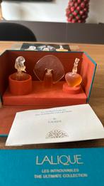 Lalique miniature sets x 3, Verzamelen, Parfumverzamelingen, Verzenden, Zo goed als nieuw, Miniatuur
