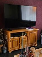 licht eiken tv meubel, Huis en Inrichting, Kasten | Televisiemeubels, Ophalen, 100 tot 150 cm, Eikenhout, Zo goed als nieuw