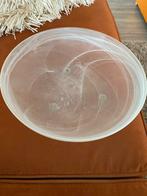 Glazen fruitschaal met pootjes, Antiek en Kunst, Ophalen of Verzenden