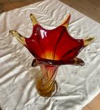 Antieke vaas Murano, gedraaide vaas, meerdere kleuren, Ophalen of Verzenden