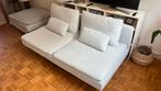 Ikea Söderhamn bankstel 3-zit met voetenbank Gunnared beige, 150 tot 200 cm, Driepersoons, 75 tot 100 cm, Ophalen of Verzenden