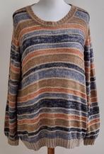 Zhenzi gebreide trui in natuurtinten mt. 50/52 (L), Kleding | Dames, Grote Maten, Zhenzi, Beige, Trui of Vest, Ophalen of Verzenden