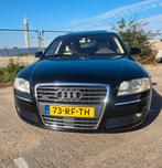 Audi A8 Long 6.0 W12 BOSE. Onderh. Youngtimer. Bomvol. ASF, Auto's, Automaat, Bluetooth, Beige, 12 cilinders