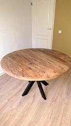 Ronde Mango Houten Tafel - 120cm, Antiek en Kunst, Ophalen
