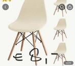 Nieuwe Stoelhoezen beige 4 stuks, Ophalen, Overige kleuren, Nieuw, Eén
