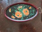 Vintage ovaal dienblad Art deco, Ophalen of Verzenden