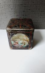 art deco blikje van houten""s  cacao en chocolade fabrieken, Ophalen of Verzenden, Gebruikt, Overige, Overige merken