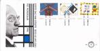 Nederland FDC E317 – Piet Mondriaan – NVPH 1595-1597, Verzenden, Onbeschreven, Nederland