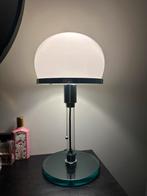 Bauhaus wagenfeld metalarte lamp in zeer goede staat, Ophalen of Verzenden, Gebruikt, Glas, Minder dan 50 cm