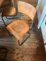 4 tubax stoelen origineel uit 1967, Metaal, Vier, Vintage industrieel, Ophalen