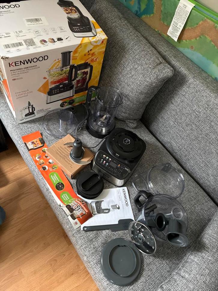 Kenwood Multipro 2-in-1 Food Processor FDM73, Witgoed en Apparatuur, Keukenmixers, Gebruikt, 2 tot 3 liter, 3 snelheden of meer