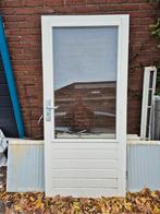Buitendeur met dubbel glas, 75 tot 150 cm, Gebruikt, Deurkozijn, Ophalen of Verzenden