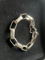 Zilveren schakelarmband, Ophalen of Verzenden, Gebruikt, Zilver, Zilver