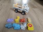 Houten safari truck, Ophalen, Gebruikt