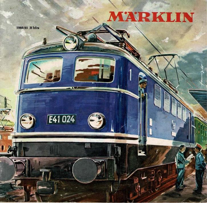 Markkin Catalogus 1960-1961 NL tekst in Bfrs., Hobby en Vrije tijd, Modeltreinen | H0, Gebruikt, Overige typen, Gelijkstroom, Märklin