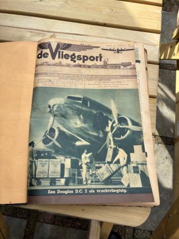 Tijdschrift DE VLIEGSPORT jaargang 1936 ingebonden  beschikbaar voor biedingen