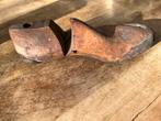Antieke houten schoenleest met ijzeren zool, Antiek en Kunst, Ophalen of Verzenden