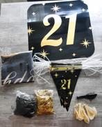 Pakket feestdecoratie / versiering 21 jaar, Ophalen of Verzenden, Zo goed als nieuw