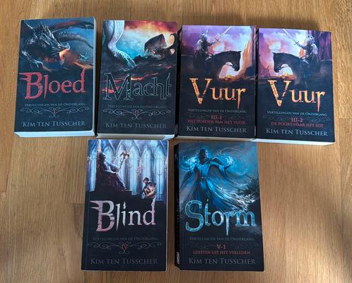 Kim ten Tusscher - eerste 6: Vertellingen van de ondergang, Boeken, Fantasy, Zo goed als nieuw, Ophalen