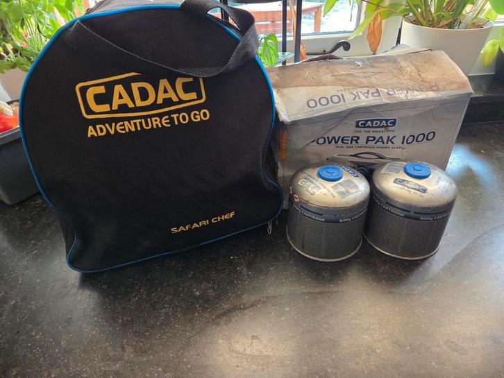 Cadac adventure to go, power pack 1000 en vulling, Tuin en Terras, Buitenkeukens, Zo goed als nieuw, Ophalen of Verzenden
