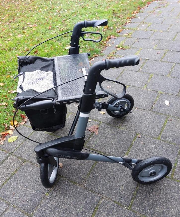 Rollator Topro Olympos mt M, Diversen, Rollators, Gebruikt, Lichtgewicht, Opvouwbaar, Ophalen