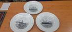 5 schepen borden van petrus regout, Ophalen of Verzenden