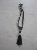 gordijnkwasten koord ZWART strass embrasses fornituren  4 x, Chique Barok, Zwart, Zo goed als nieuw, Minder dan 100 cm