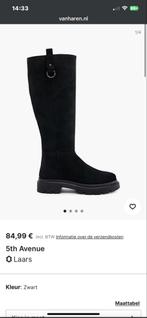Fifth Avenue  Zwarte Suède Laarzen - Maat 39 NIEUW, Ophalen of Verzenden, Nieuw, Zwart, Hoge laarzen