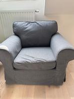 Fauteuil grijs landelijk, confortabel - Ikea EKTORP, Ophalen, Hout, Gebruikt, Minder dan 75 cm