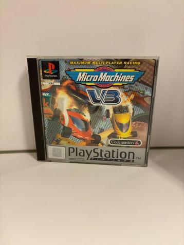 Micro Machines V3 – PlayStation 1 partygame beschikbaar voor biedingen